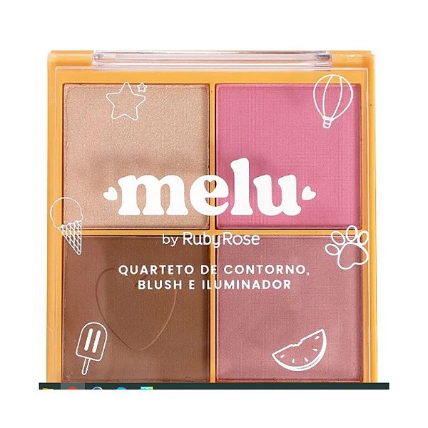 Quarteto Melu By Ruby Rose Cor:02 Hb-7531/2 9g
