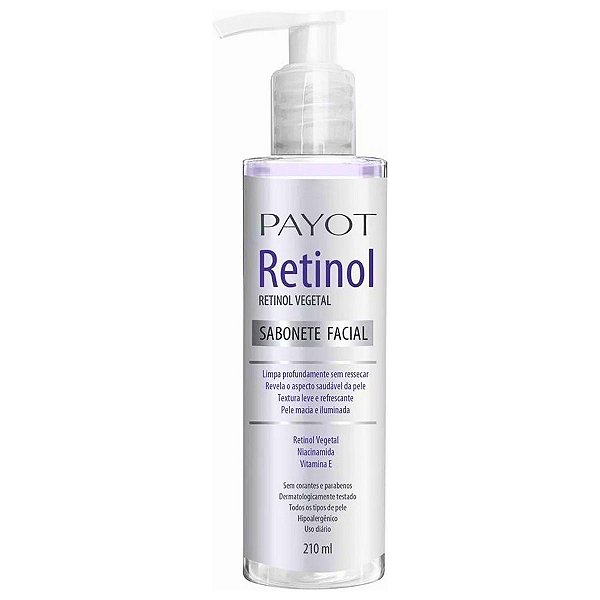 Sabonete Facial Payot Retinol Vegetal 210ml