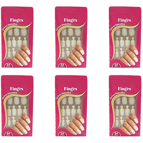 Kit Unhas Postiças Fing'rs Executive Ref. 1278 C/6