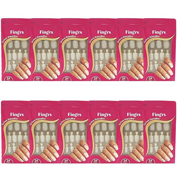 Kit Unhas Postiças Fing'rs Executive Ref. 1278 C/12