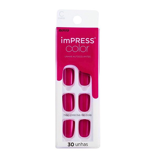 Unhas Autocolantes Kiss Ny Impress Orchid Festival Imc31b