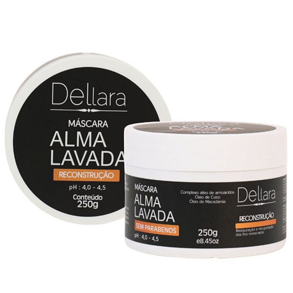 Máscara de Reconstrução Dellara Alma Lavada 250g