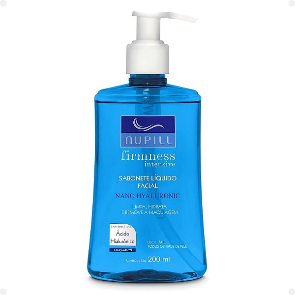 Sabonete Líquido Facial Nupill Firmness Intensive Nano Hyaluronic 200ml