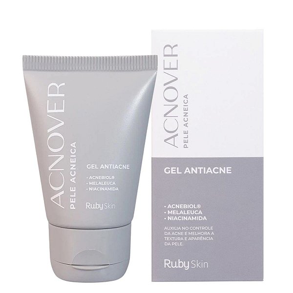 Gel Antiacne Ruby Skin Acnover Pele Acneica 30g