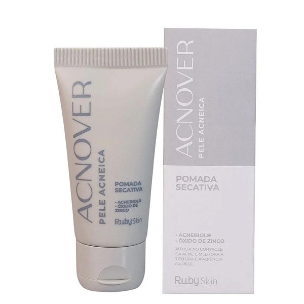 Pomada Secativa Ruby Skin Acnover Pele Acneica 15g