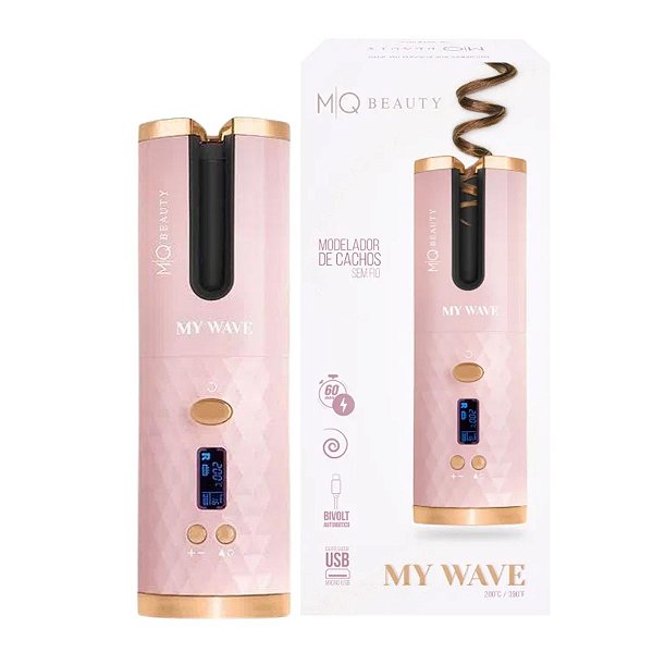 Modelador de Cachos Mq Beauty My Wave Sem Fio 200ºc
