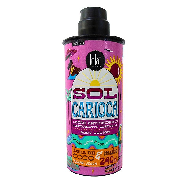 Loção Antioxidante Corporal Lola Sol Carioca 240ml