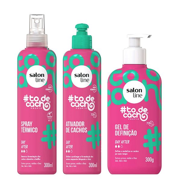 Kit Salon Line #todecacho Day After 300ml C/3