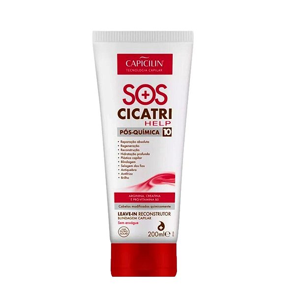 Leave In Reconstrutor Capicilin Sos Cicatri Help 200ml