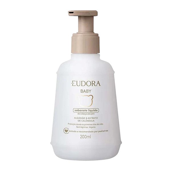 Sabonete Líquido Eudora Baby Algodão & Extrato de Calêndula 200ml