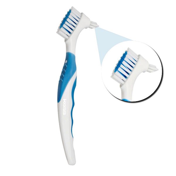 Escova Dental Denture Kess Belliz Azul Cod.2019