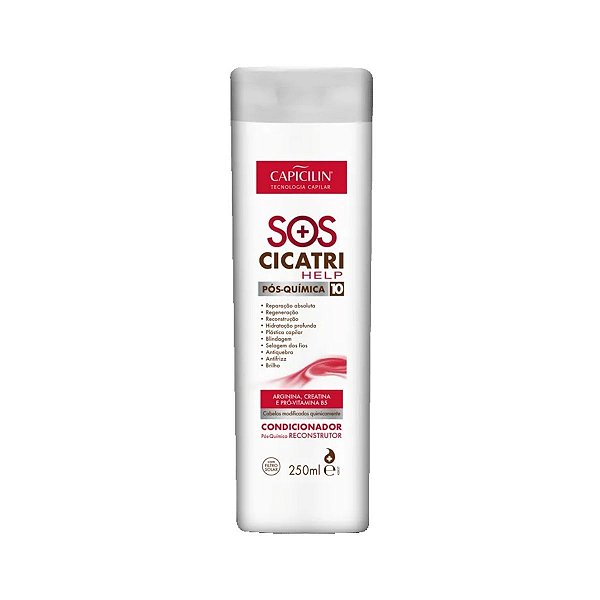 Condicionador Reconstrutor Capicilin Sos Cicatri Help 250ml