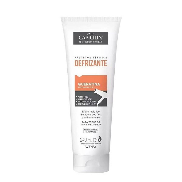 Defrizante Protetor Térmico Capicilin Queratina 240ml