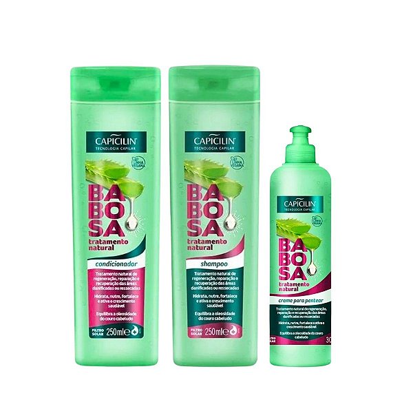 Kit Capicilin Tratamento Natural Babosa C/3 Un