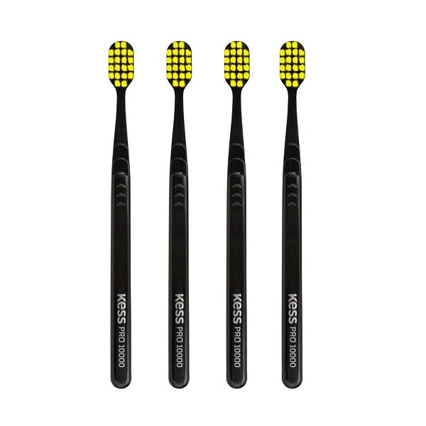 Kit Escova Dental Extra Macia Kess Pro 10k Belliz Verde C/4