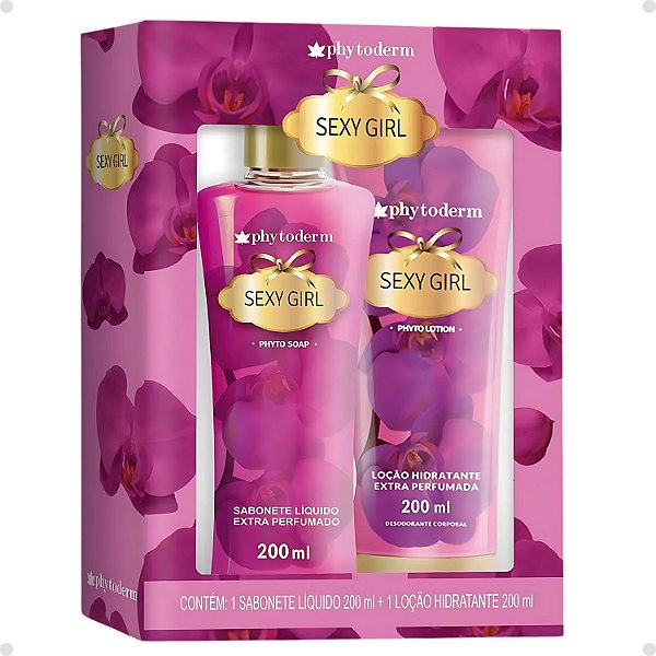 Kit Phytoderm Sabonete Líquido + Loção Hidratante Sexy Girl 200ml