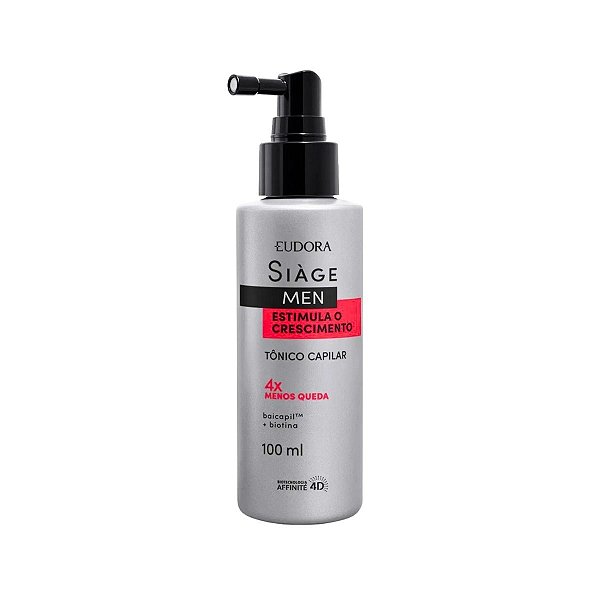 Tônico Siage Eudora Men Estimula O Crescimento 100ml