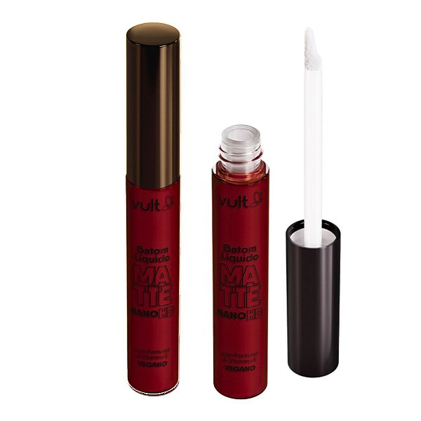 Batom Líquido Vult Matte Real Color Bordo 5ml