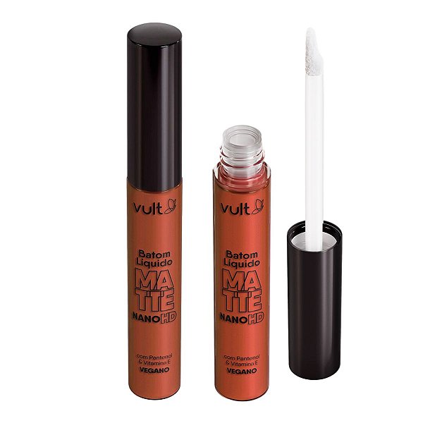 Batom Líquido Vult Matte Real Color Caramelo 5ml
