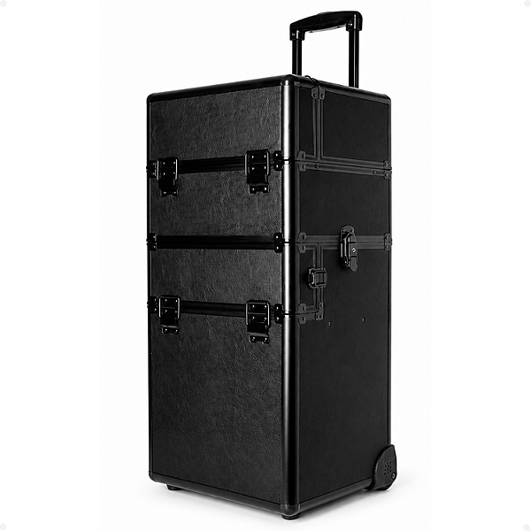 Maleta Carrinho Indice Tokyo Nyx 2 Andares 2 Rodinhas Preta Ref.2739