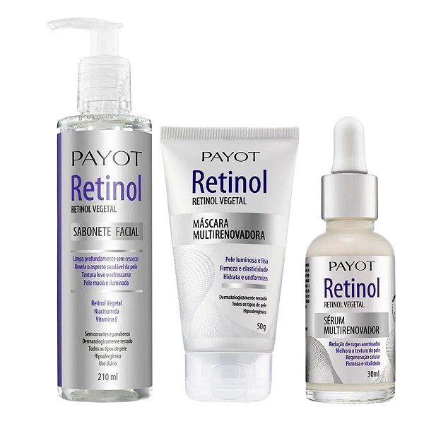 Kit Facial Payot Retinol Vegetal C/3