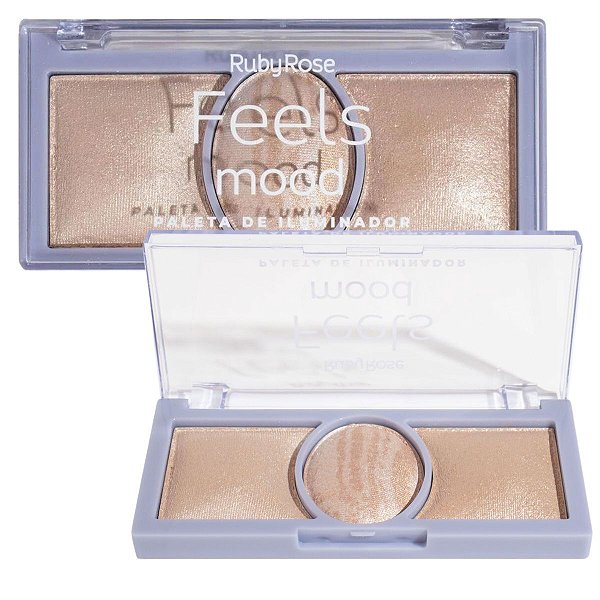 Paleta de Iluminador Ruby Rose Feels Mood Hb-7530/1 15,9g