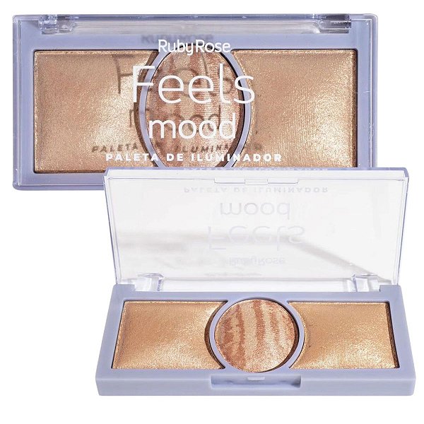 Paleta de Iluminador Ruby Rose Feels Mood Hb-7530/2 15,9g