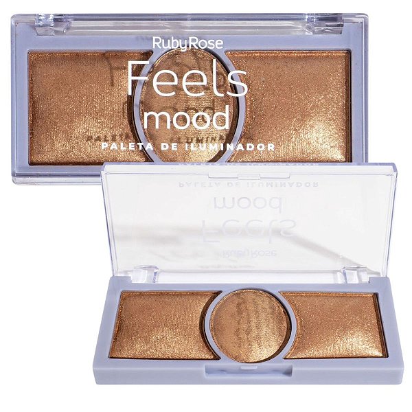 Paleta de Iluminador Ruby Rose Feels Mood Hb-7530/3 15,9g