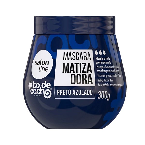 Máscara Matizadora Salon Line #todecacho Preto Azulado 300g