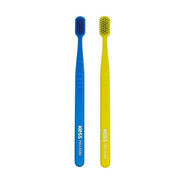 Escova Dental Extra Macias Kess Pro Belliz Azul/verde C/2 Un Cod. 2105