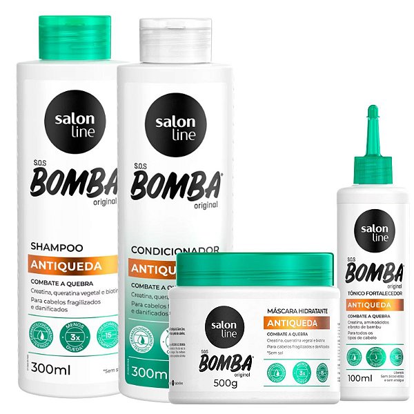 Kit Salon Line Sos Bomba Antiqueda C/4