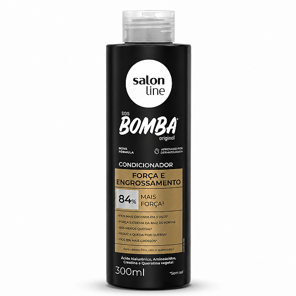 Condicionador Salon Line Sos Bomba Força e Engrossamento 300ml