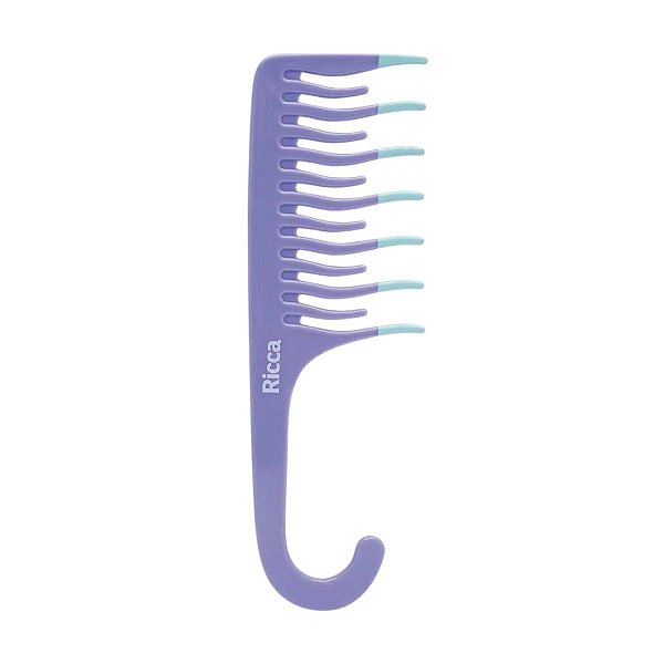 Pente Ricca Belliz Shower Cachos Roxo Cod.582