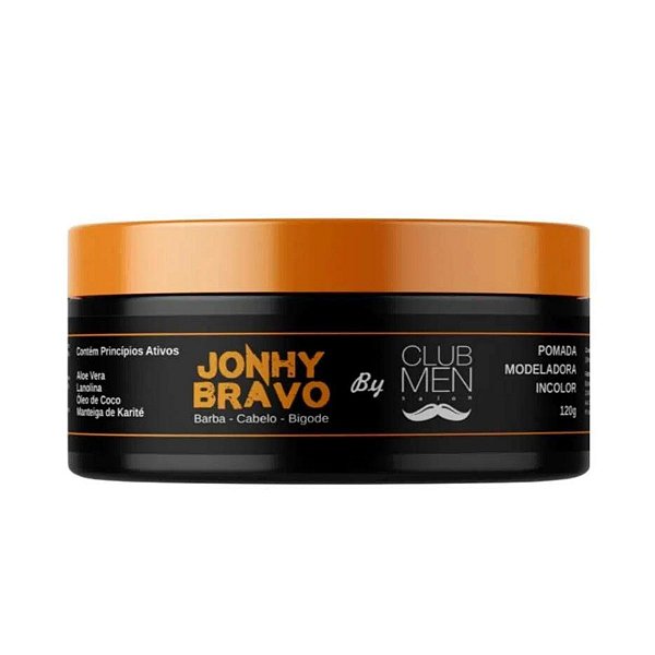 Pomada Modeladora Incolor Jonhy Bravo By Club Men 120g