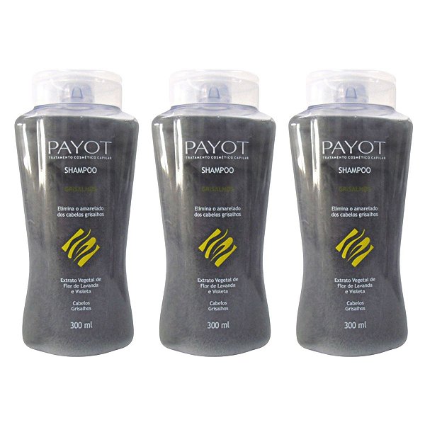 Kit Shampoo Payot Grisalhos 300ml C/3