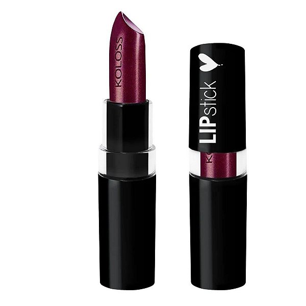 Batom Bala Koloss Cintilante Lip Stick Cor 142 Grape Wine 3,5g