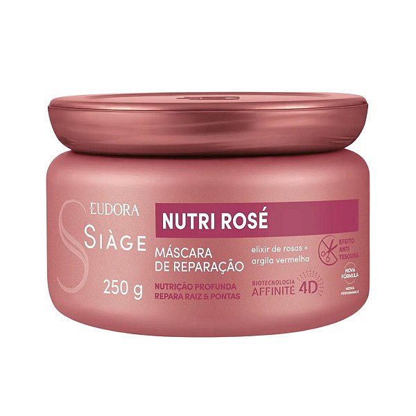 Máscara de Reparação Siage Eudora Nutri Rose 250g