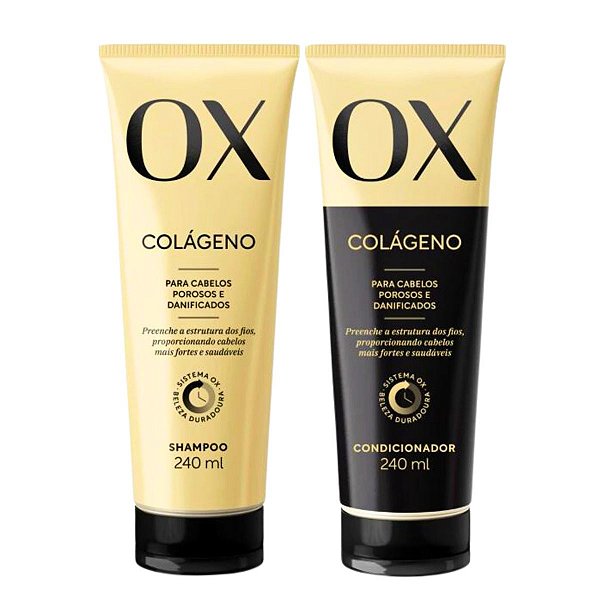 Shampoo + Condicionador Ox Colágeno 240ml
