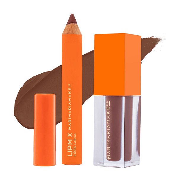 Batom Líquido e Lápis Labial Mari Maria Makeup Lipmix Lush