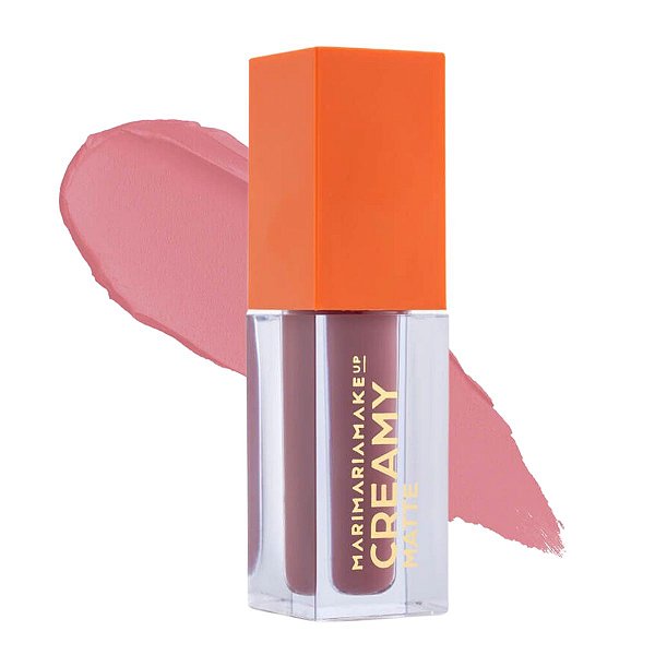 Batom Líquido Mari Maria Makeup Creamy Matte Rose Nude 4ml
