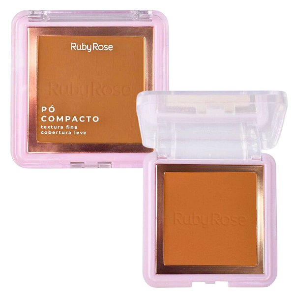 Pó Compacto Ruby Rose Textura Fina Pc70 7,5g