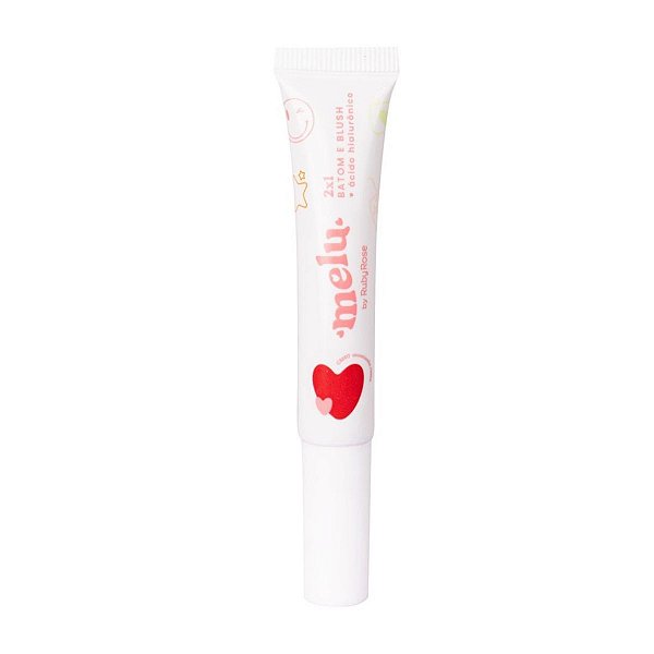 Batom e Blush Melu By Ruby Rose 2x1 Cm07 Montanha Russa 9,5ml