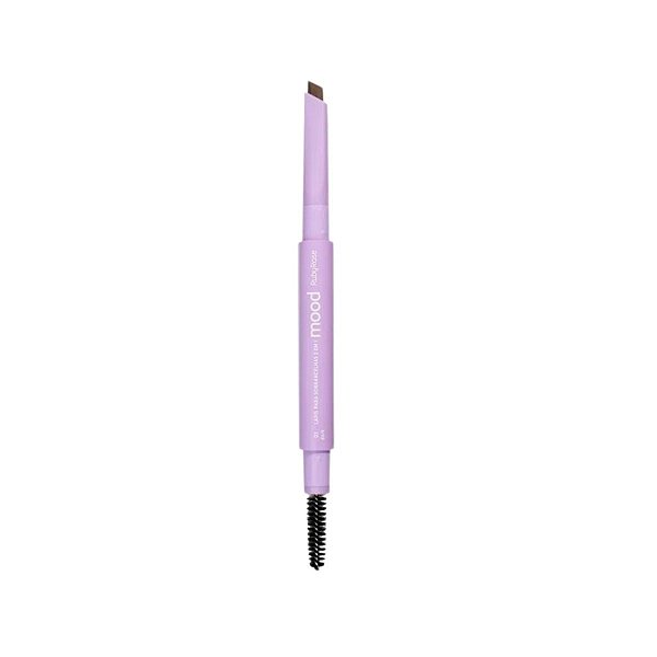 Lápis de Sobrancelhas 2x1 Ruby Rose Feels Mood Cor 03 Dark Hb-518-3