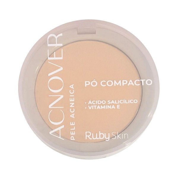 Pó Compacto Acneico Acnover Ruby Skin Ruby Rose C10 10g