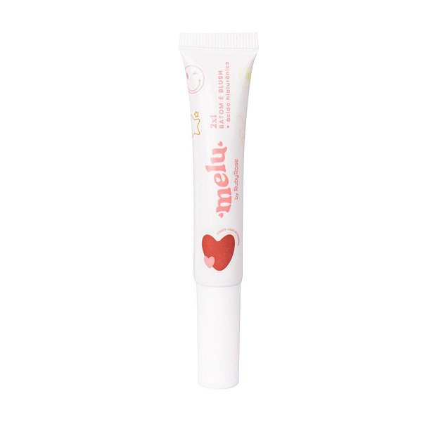 Batom e Blush Melu By Ruby Rose 2x1 Cm09 Casa de Boneca 9,5ml