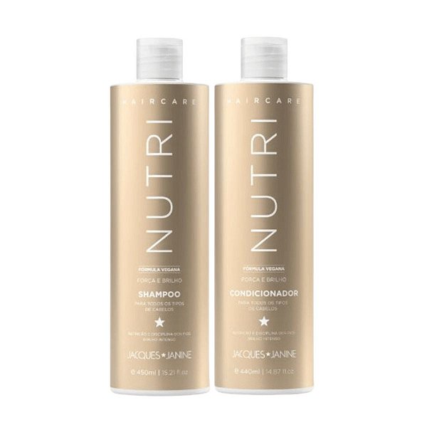 Shampoo + Condicionador Jacques Janine Hair Care Nutri 440ml