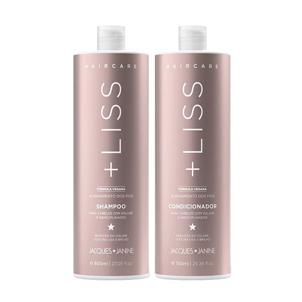Shampoo + Condicionador Jacques Janine Hair Care + Liss 750ml