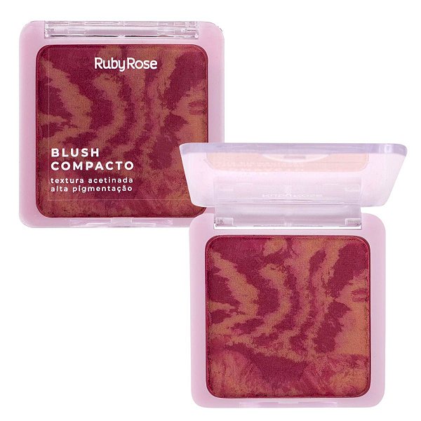 Blush Compacto Ruby Rose Bc30 Elixir 7g