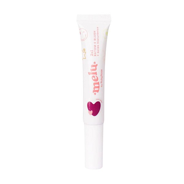 Batom e Blush Melu By Ruby Rose 2x1 Cm12 Patins 9,5ml