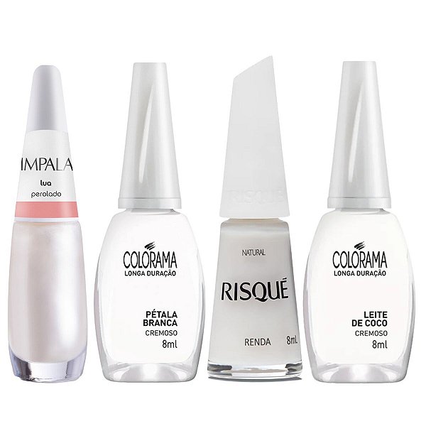 Kit Francesinha Classica C/4 Esmaltes